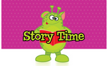 Leo the Alien Story Time Graphic