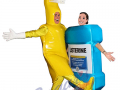 Listerine Bottle & Toothbrush