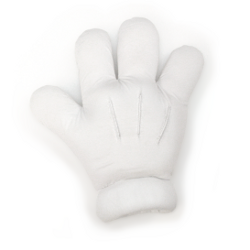 Cartoon Glove – White